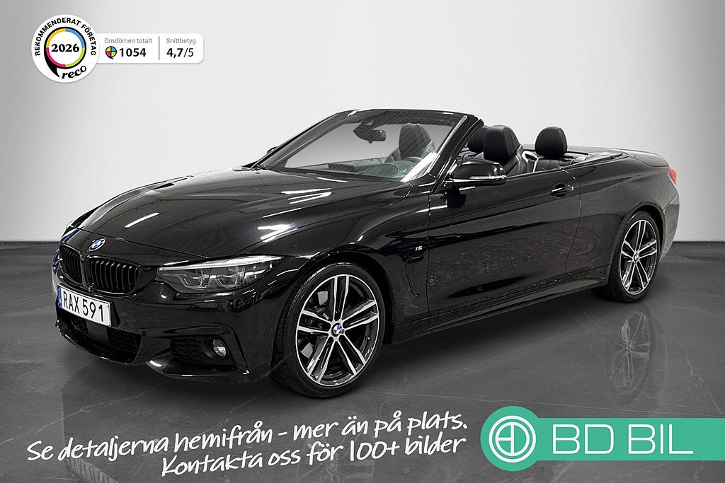 BMW 430 i Cab M-Sport LCI Adaptive LED HIFI HUD Värmare