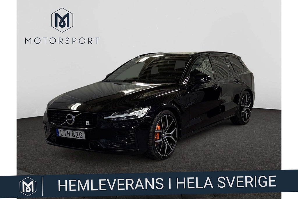Volvo V60 Recharge T8 AWD R-Design 405hk Polestar Engineered B&W 
