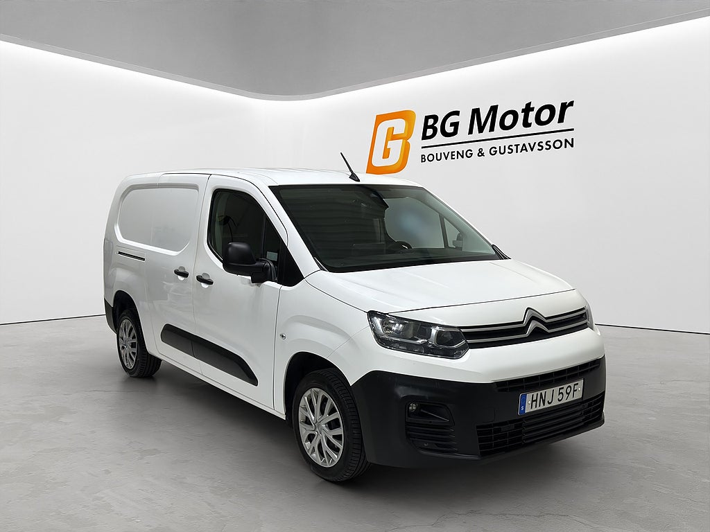 Citroën Berlingo Van Long 1.5 BlueHDi 102hk Värmare/Backkamera/Leasbar