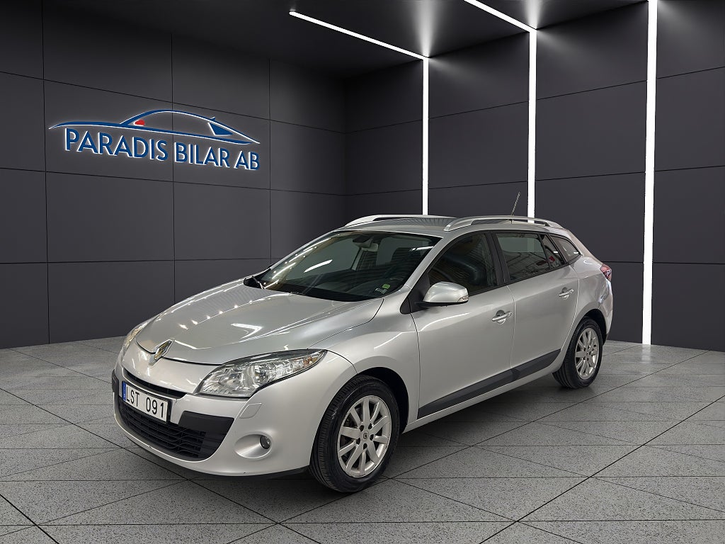 Renault Mégane Grandtour 1.6 E85 Nybesiktigad