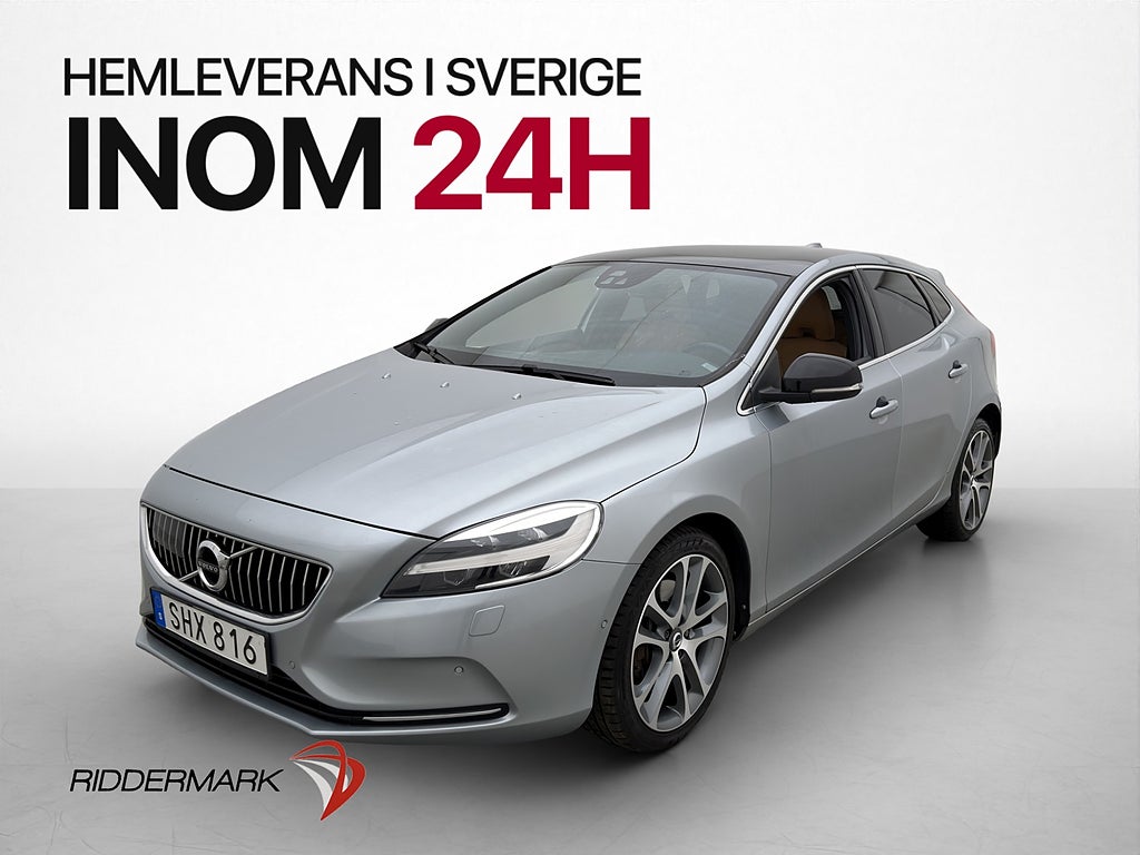 Volvo V40 Polestar D4 Inscription Pano H/K Värm Kamera Skinn