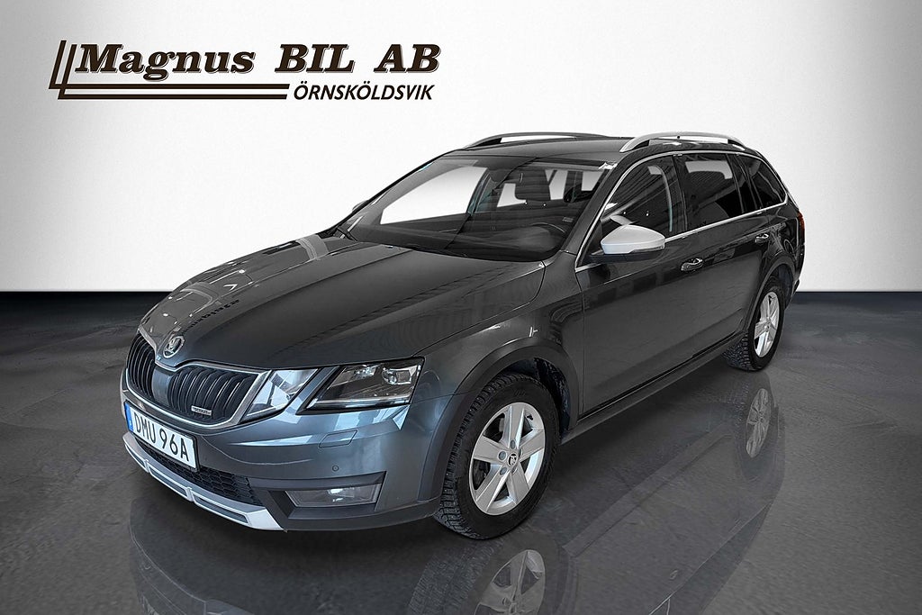 Skoda Octavia Scout 2.0 TDI SCR 4x4 Premium D-värm Kamera Drag Sov Hjul  2019 till salu hos Magnus Bil