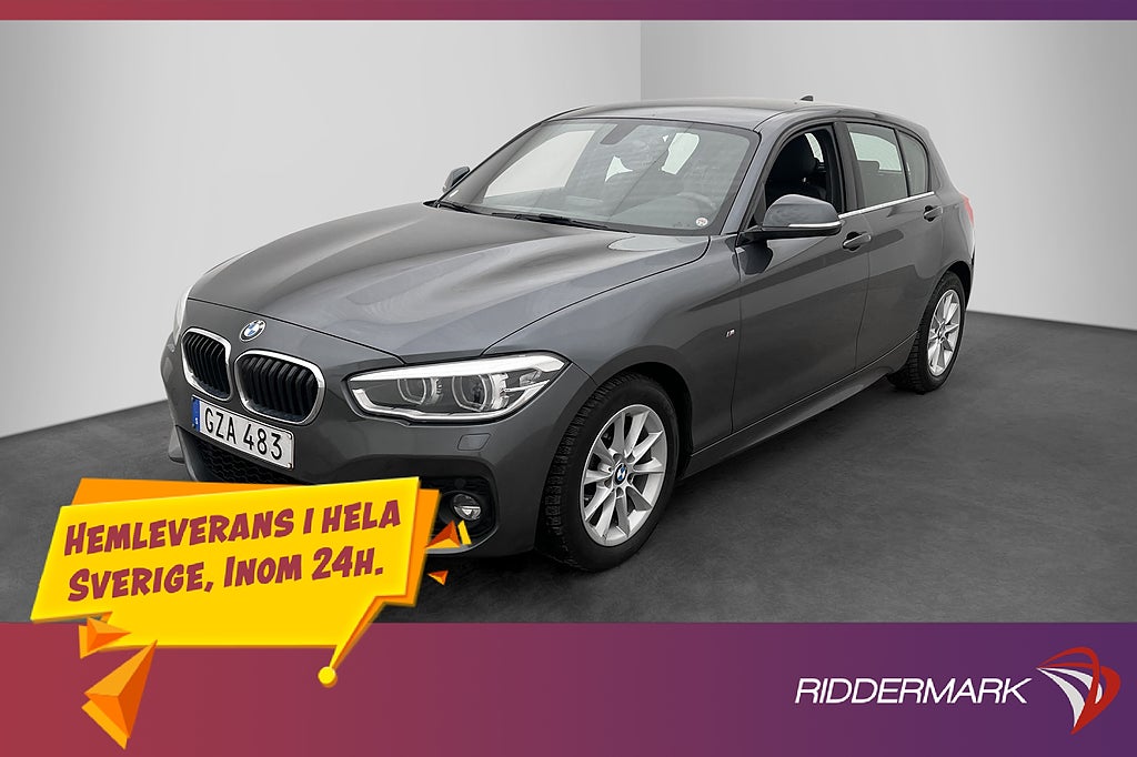 BMW 118 i 136hk M Sport Läder P-Sensorer LED MOMS