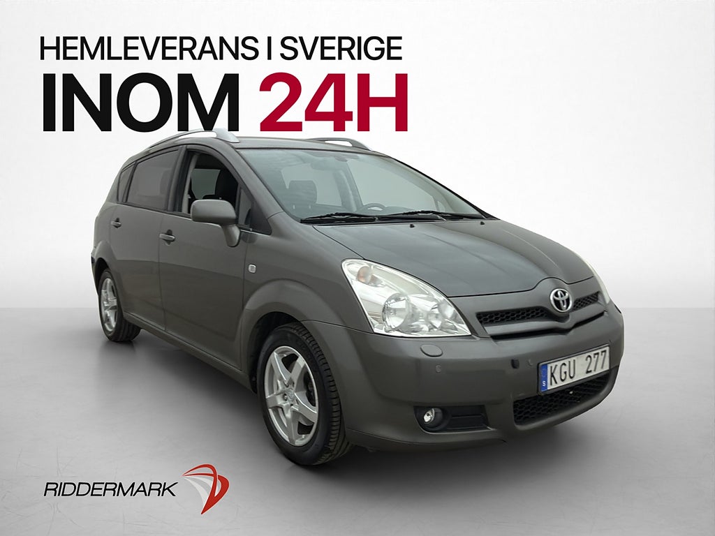 Toyota Corolla Verso 129hk Två-Bruk 7-Sits M-Värm Sensorer