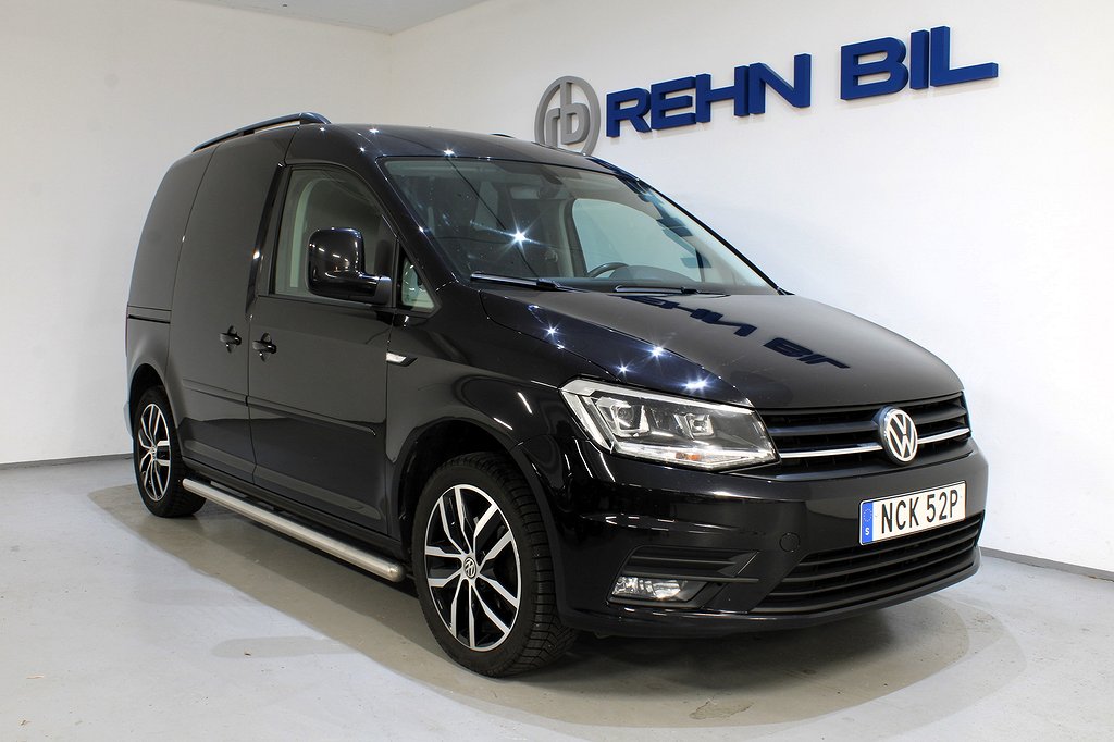 Volkswagen Caddy Skåpbil 2.0 TDI Sweden Rock Värmare Läder 