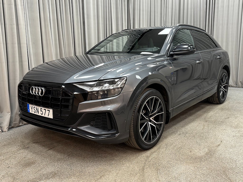 Audi Q8 50 TDI 286HK Quattro S Line Aut Dragkrok/Värmare/Matrix