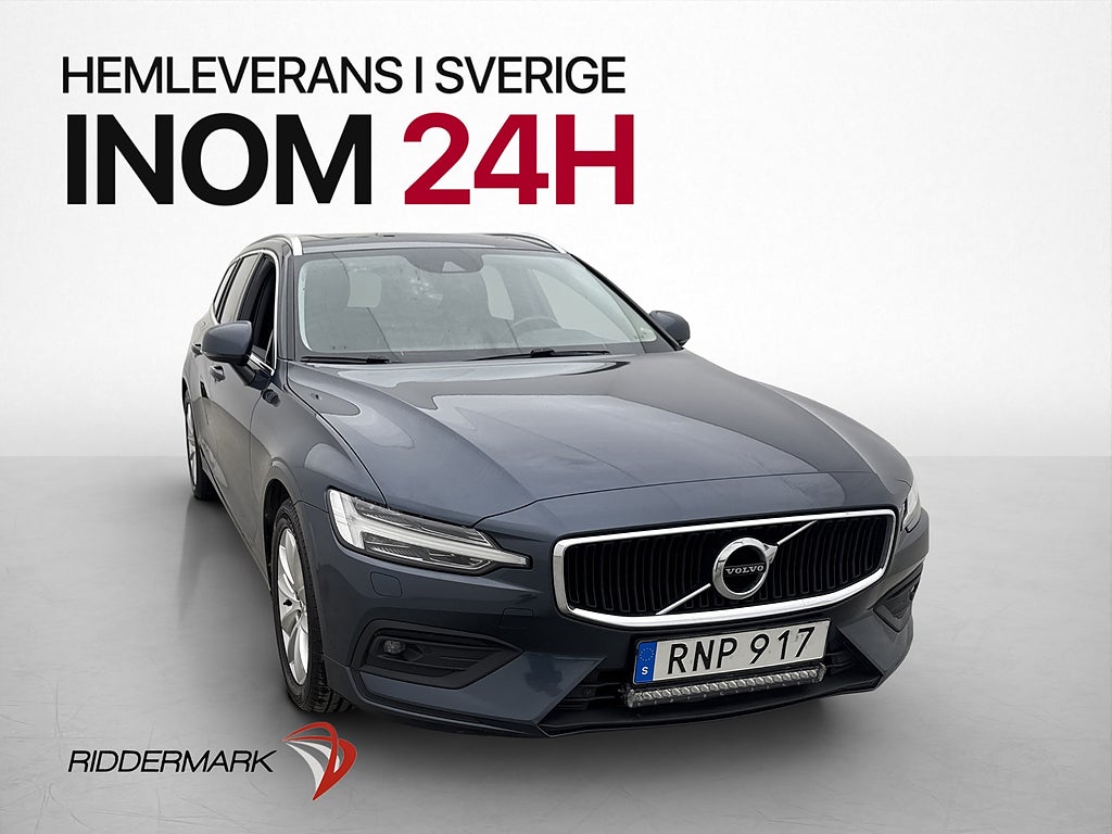 Volvo V60 D4 Advanced Pano VOC Kamera Skinn Elstol Drag MOMS