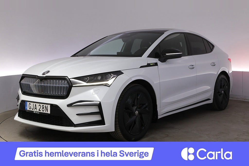 Skoda Enyaq iV Coupé RS iV Pano Kamera Elstol BSM Navi Drag