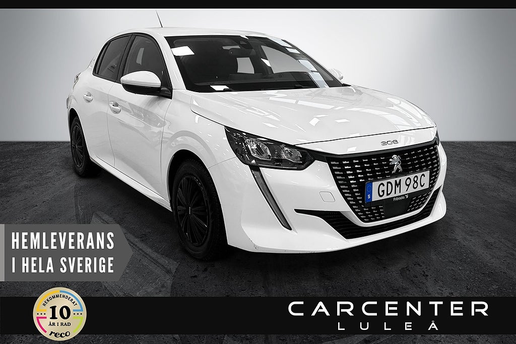 Peugeot 208 1.2 PureTech 100Hk Allure Kamera/CarPlay/Cockpit/SOS