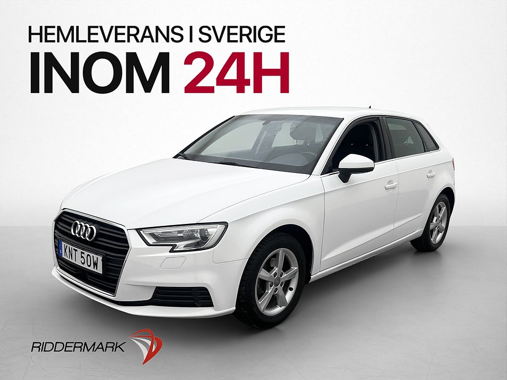 Audi A3 Sportback 35 TFSI 150hk Sensorer Adaptiv-Farthållare