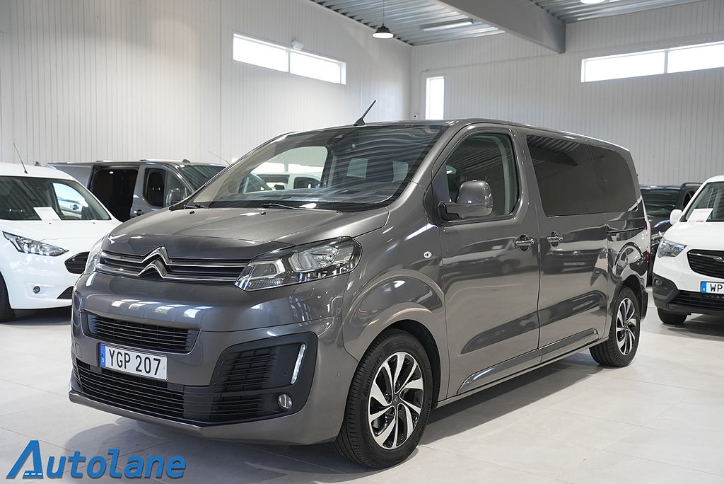 Citroën SpaceTourer 2.0 BlueHDi 180 EAT 8-Sits,360°,Pano,Drag,Värmare,HU