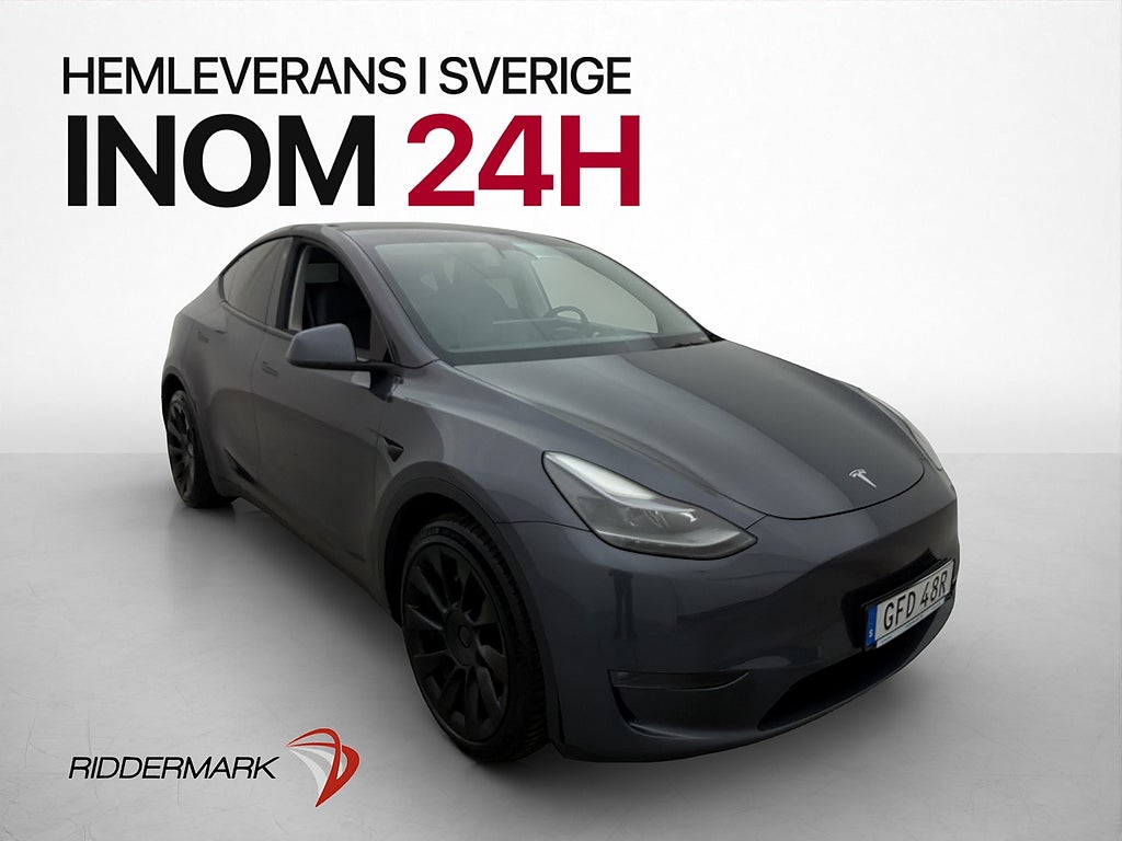Tesla Model Y Long Range AWD Pano AP Svensksåld MOMS