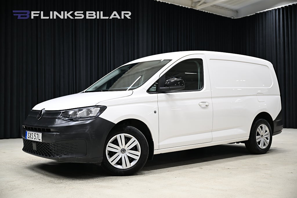 Volkswagen Caddy Maxi TDI DSG 122HK Inredd|Drag|Värmare|Backkamera|Leasbar