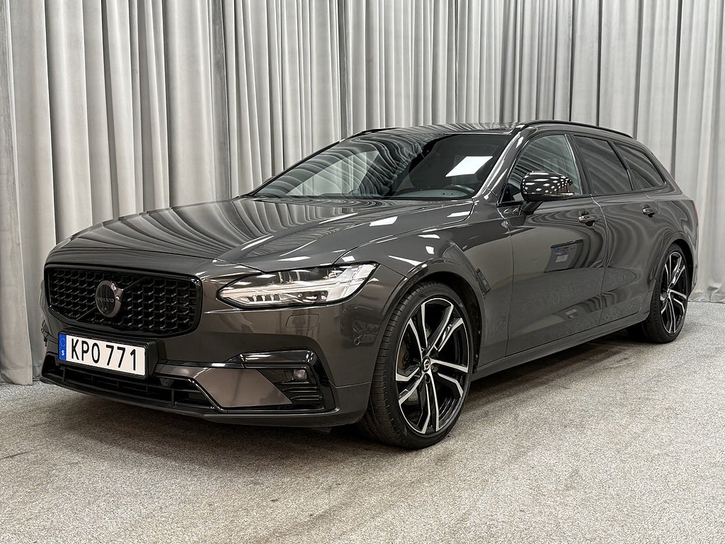 Volvo V90 B5 Polestar 258HK R-Design PRO AWD Aut B&W/Drag