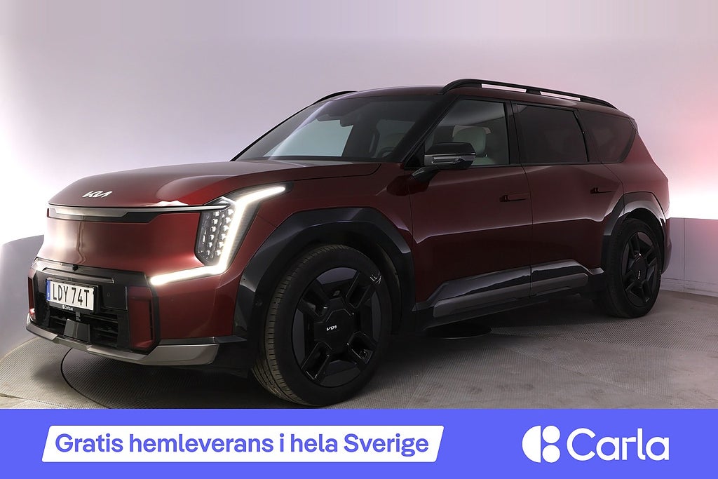 Kia EV9 AWD GT Line Pano Elstol 7-sits Meridian Drag V-hjul
