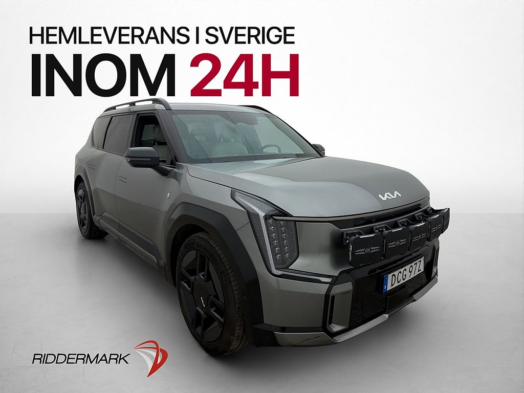Kia EV9 AWD GT-Line Värmare Drag Pano Meridian 360° HUD MOMS