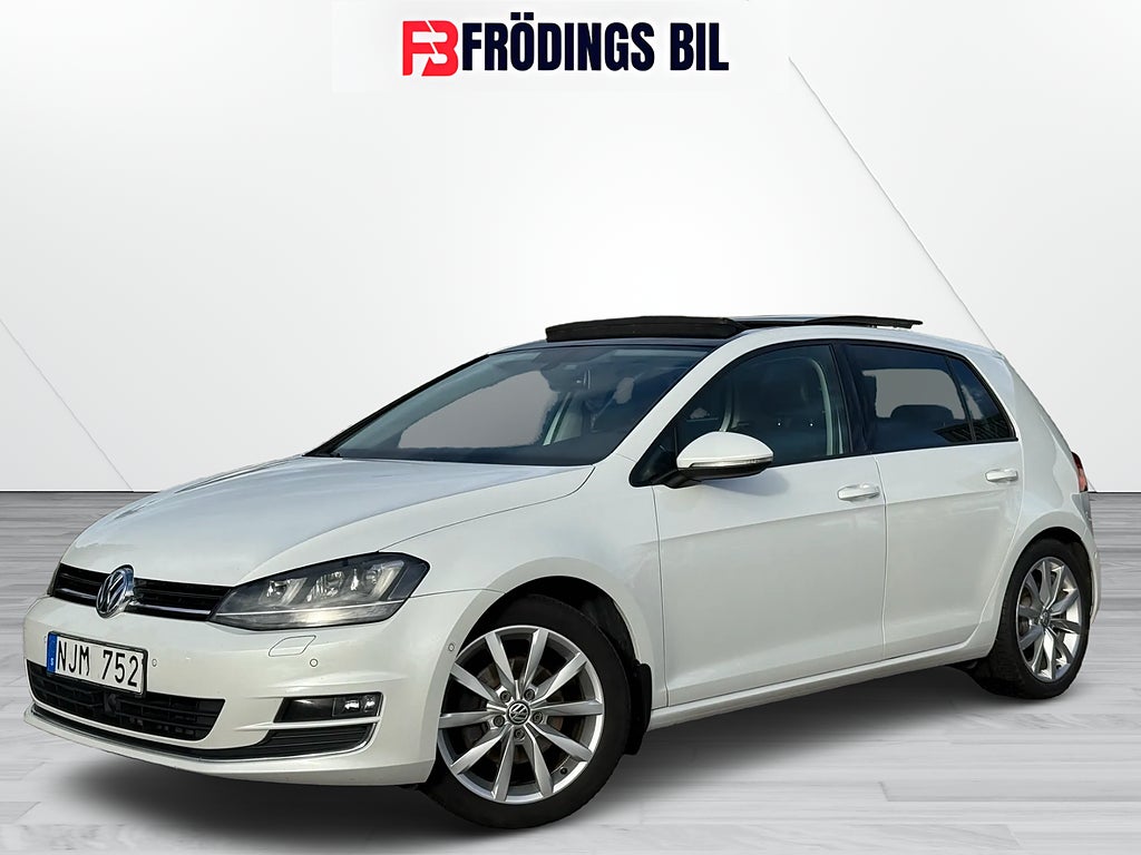Volkswagen Golf I 5-dörrar 1.4 TSI 140hk/PANO/GPS/KAMERA/DRAG/MASSAGE/VÄR