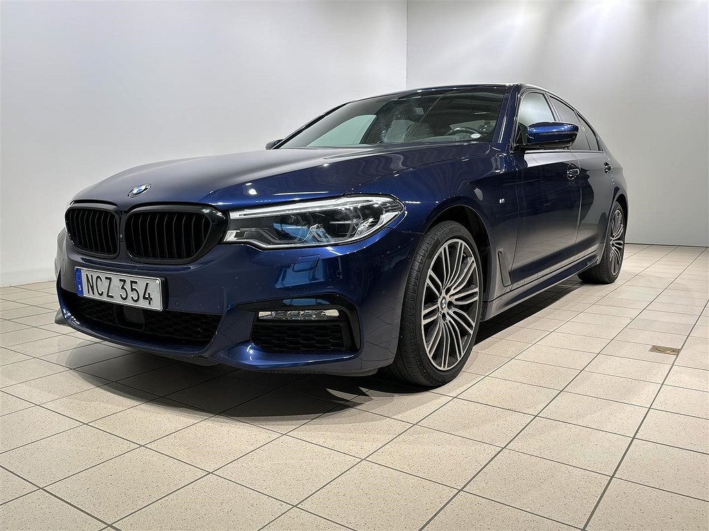 BMW 530 5-serie d xDrive Sedan M Sport Taklucka H K DAP HUD 4-Zons Klima