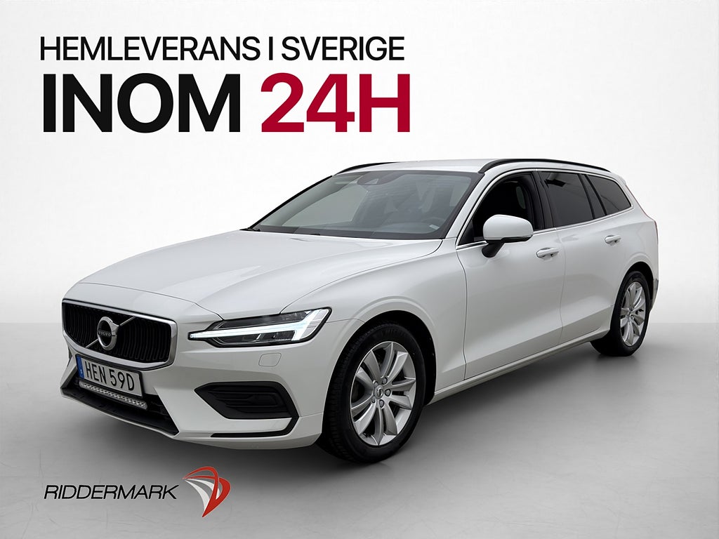 Volvo V60 B4 197hk Momentum Värmare Kamera CarPlay Navi
