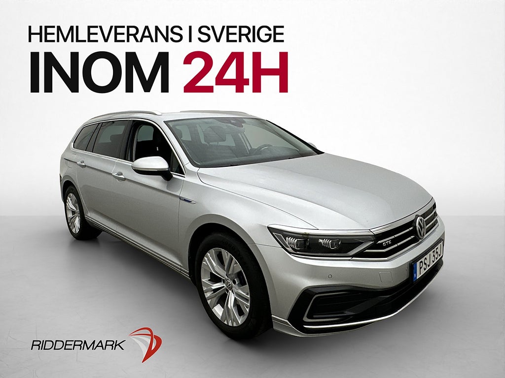 Volkswagen Passat GTE 1.4 TSI Värmare Kamera Drag Navi