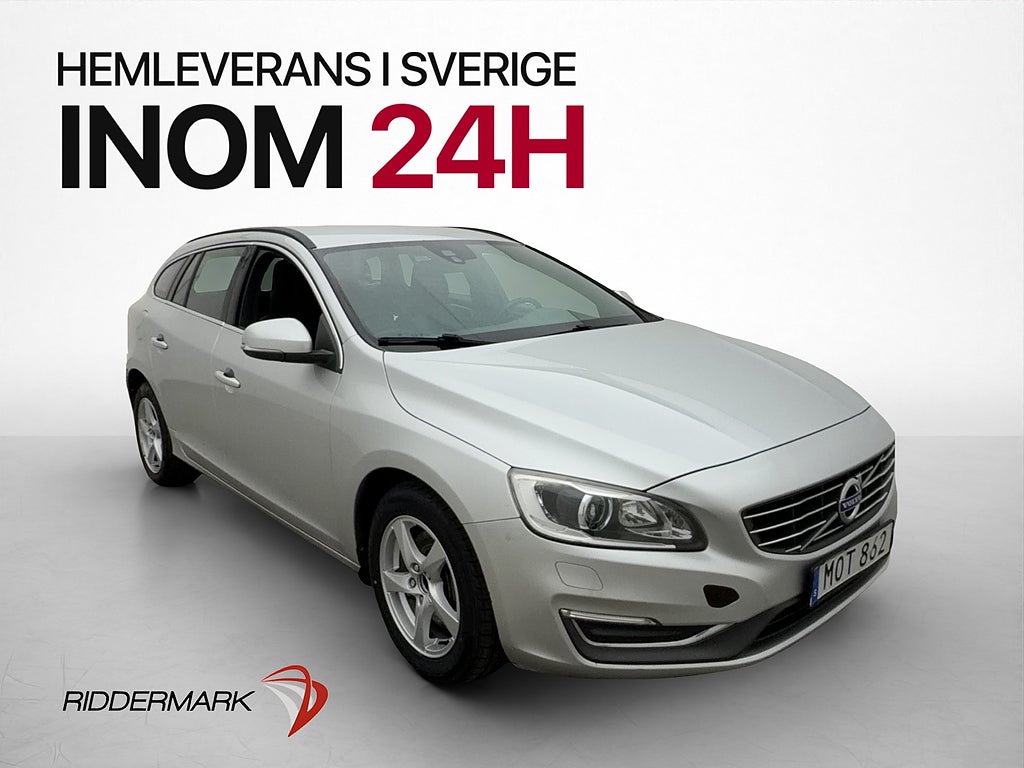 Volvo V60 D4 AWD Momentum Business Värmare Rattvärme ISOFIX