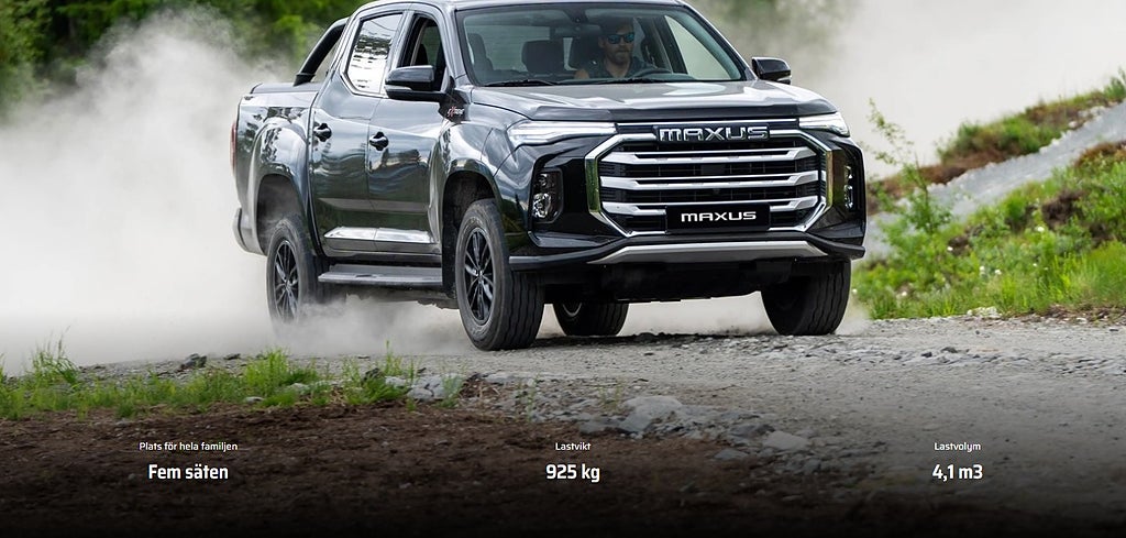 Maxus T90 299.000ex moms  | KAMPANJ | 100% EL 2022