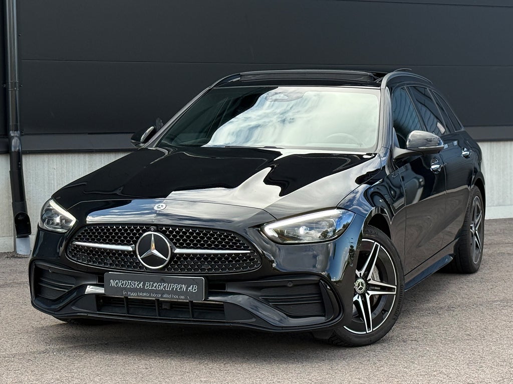 Mercedes-Benz C 300 T e 9G-Tronic AMG Line Euro 6, Max utrustad