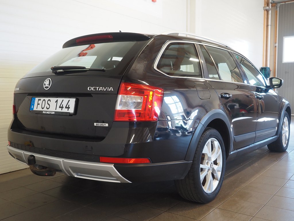 Skoda Octavia Scout 2.0 TDI 4x4 Aut 184hk | Drag | D-värm | 2015