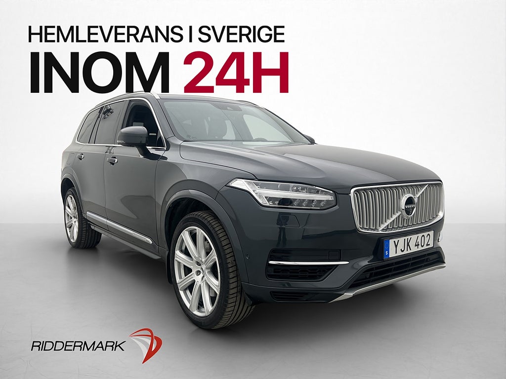 Volvo XC90 T8 AWD Inscription 7-Sits Pano B&W HUD Massage