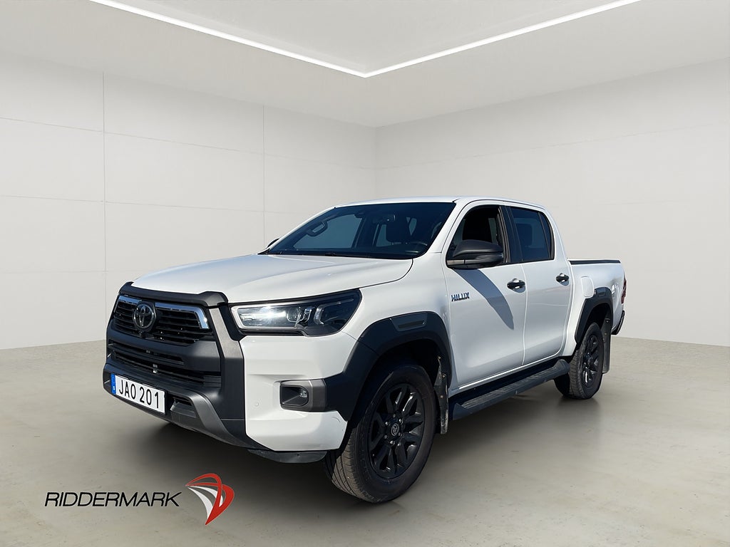 Toyota Hilux Invincible 2.8 4WD Dragkrok JBL Diff 360° Moms