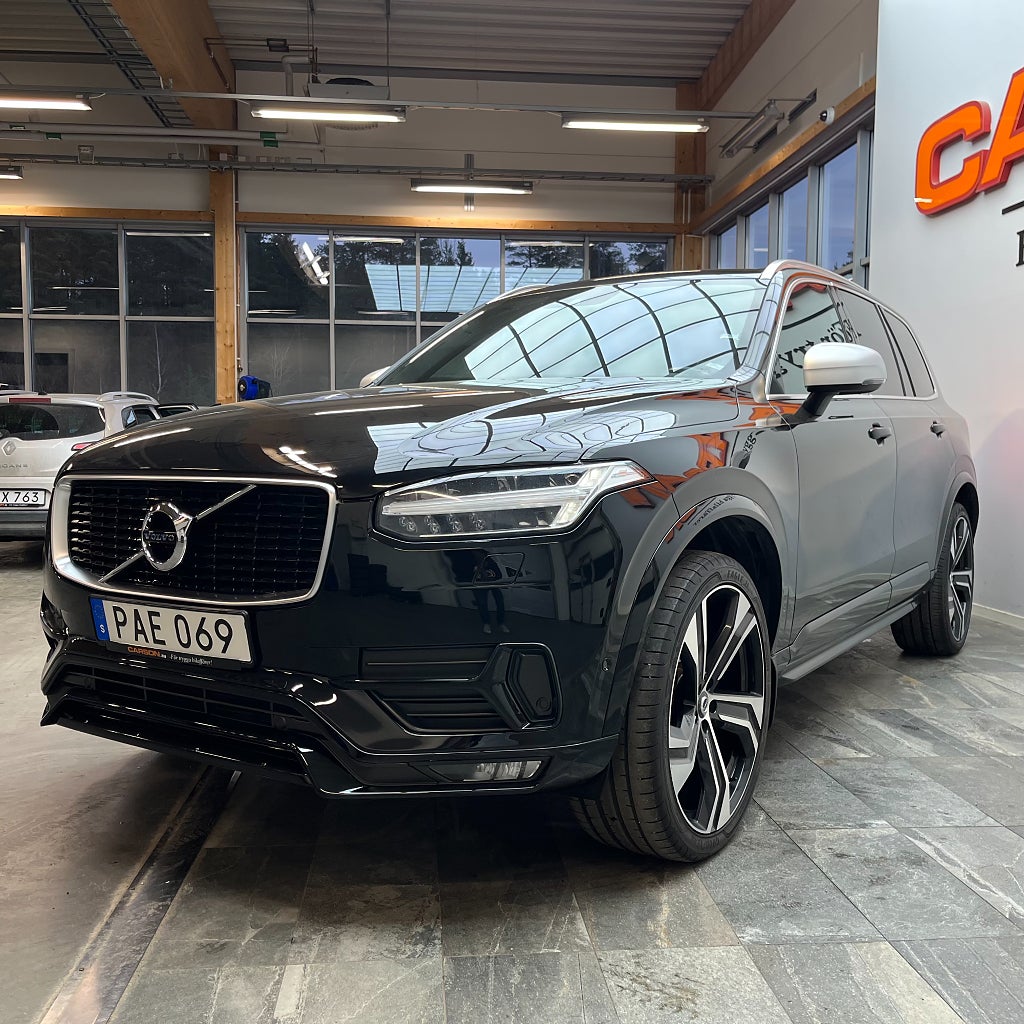 Volvo XC90 4,99% T6 AWD Aut R-Design 7-Sits B&W Navi Dragkrok