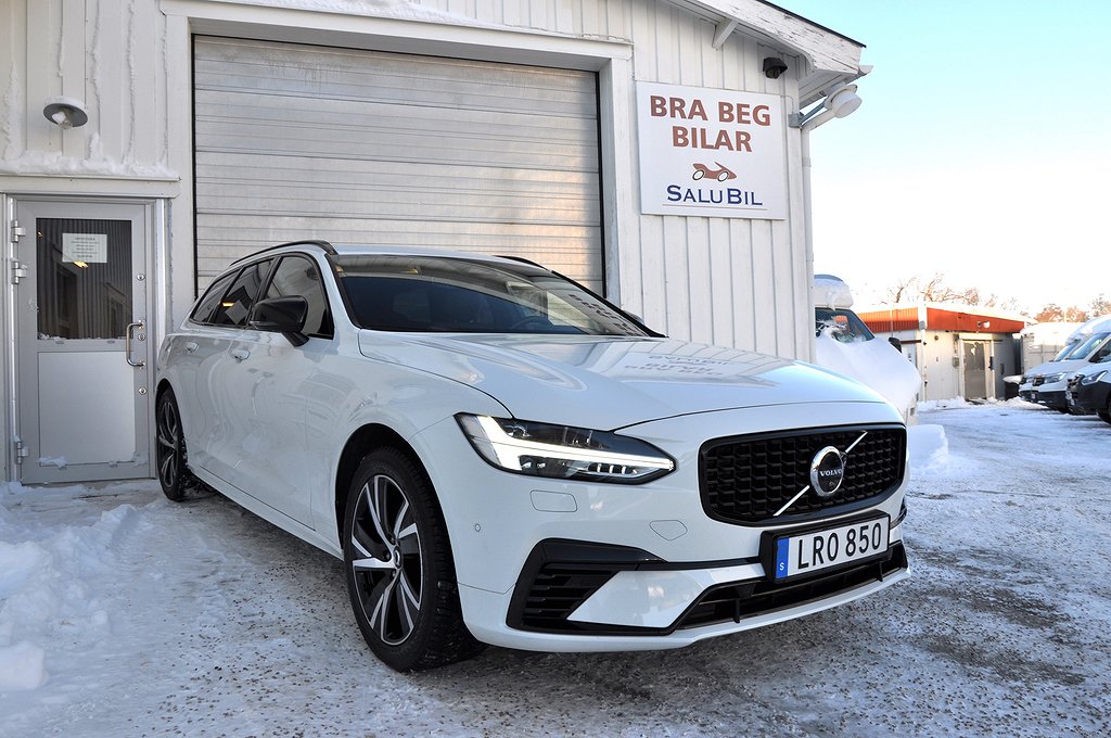 Volvo V90 Recharge T6 AWD R-Design Nav Voc Dragkrok Moms