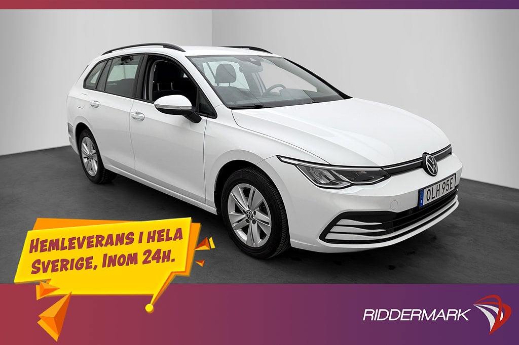 Volkswagen Golf MOMS Cockpit Rattvärme CarPlay Adap-fart