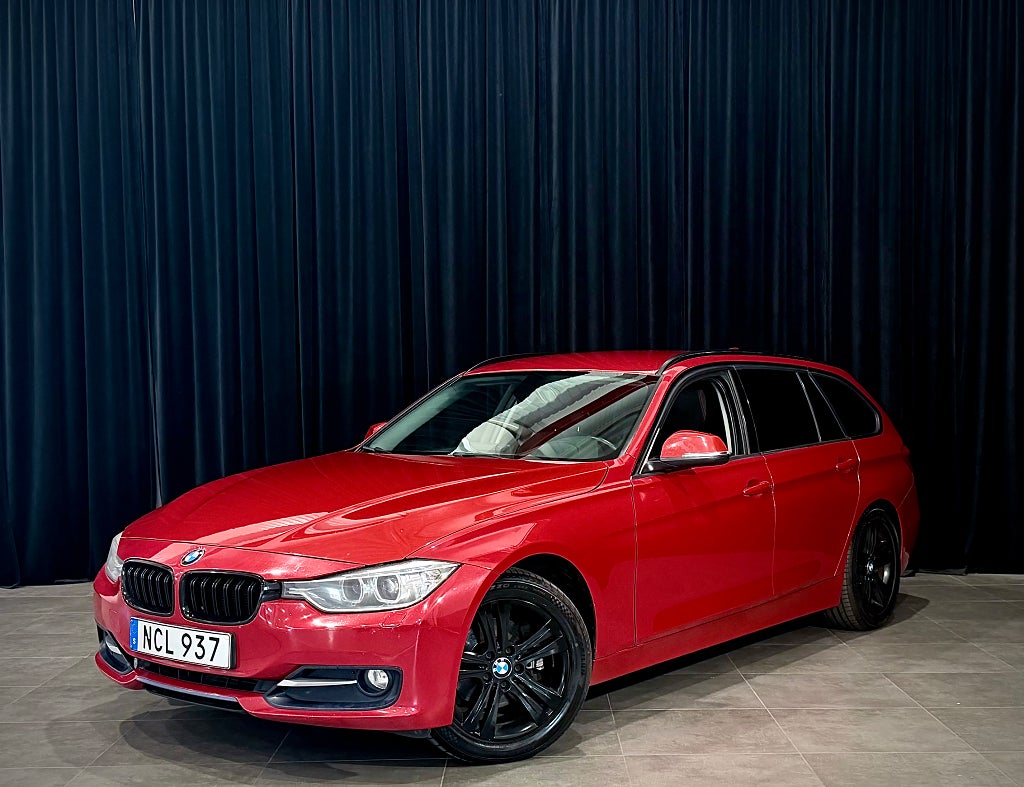 BMW 320D Touring Steptronic SPORT LINE NAVI DRAG VÄLSKÖTT 184HK