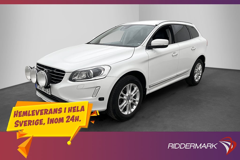 Volvo XC60 D4 AWD Summum VOC Värmare Skinn Dragkrok