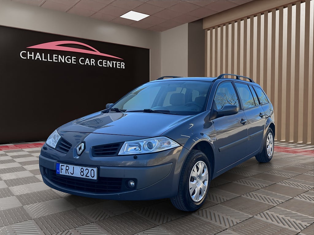 Renault Mégane Grandtour 1.6 Euro 4 AUT NY Besiktigas 