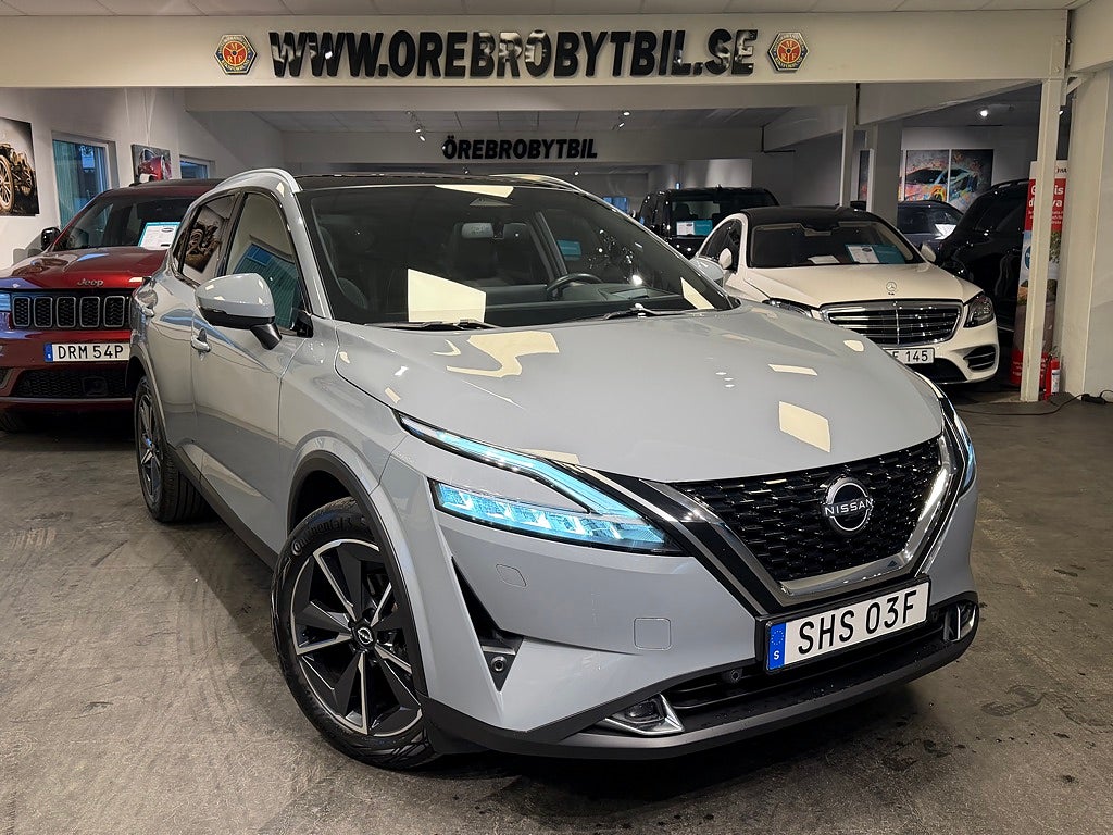 Nissan Qashqai 1.3 DIG-T XTRONIC-CVT Tekna Hud Pano Gps 360kam MOMS 