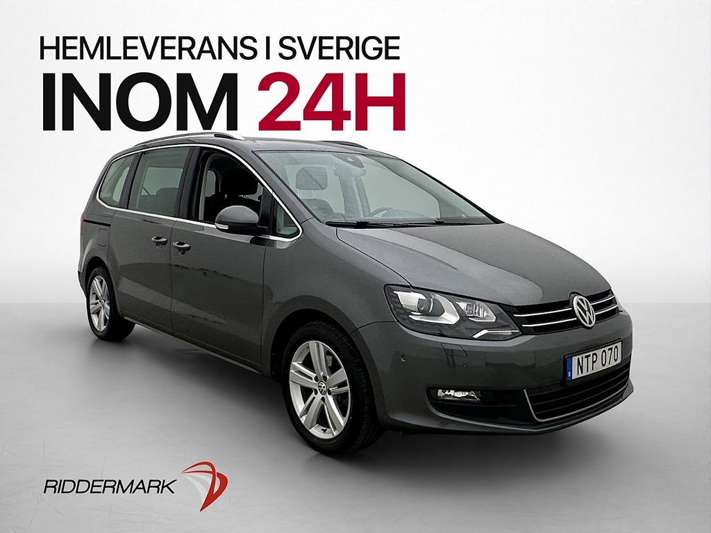 Volkswagen Sharan 2.0 TDI Premium 7-sits Pano Drag Kamera