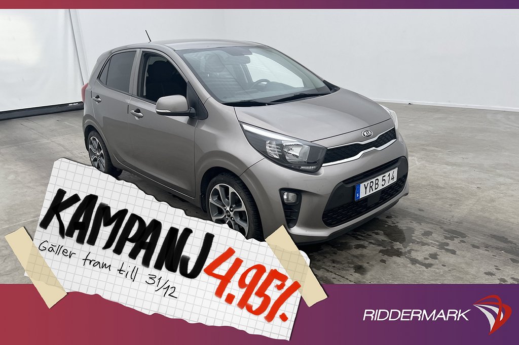 Kia Picanto 1.25 MPI 84hk Advance Rattvär 4,95% Ränta