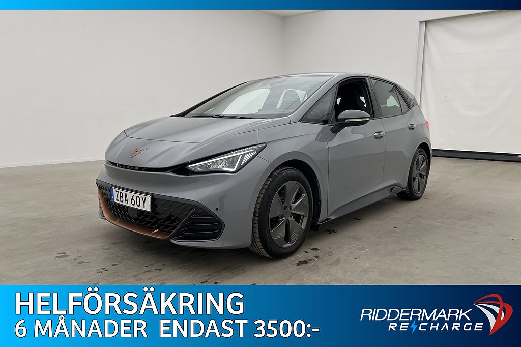 Cupra Born 58 204hk Värmepump CarPlay Rattvärme MOMS