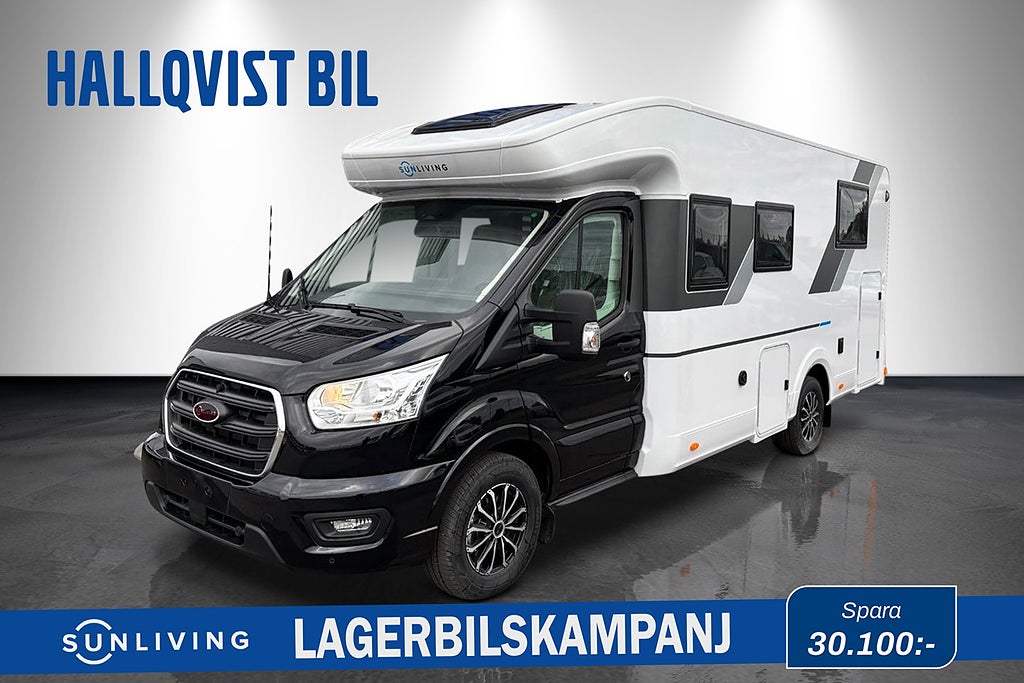 Sun Living S72DL Automat, Långbädd, Adaptiv Farthållare LAGERBIL