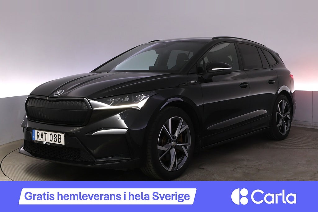 Skoda Enyaq iV 80 SportLine Drag Elstol BLIS AdapFart Kamera