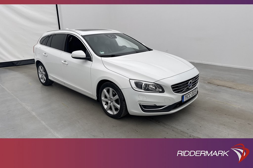 Volvo V60 D4 190hk Summum VOC Pano H/K Värm Kamera Navi Drag