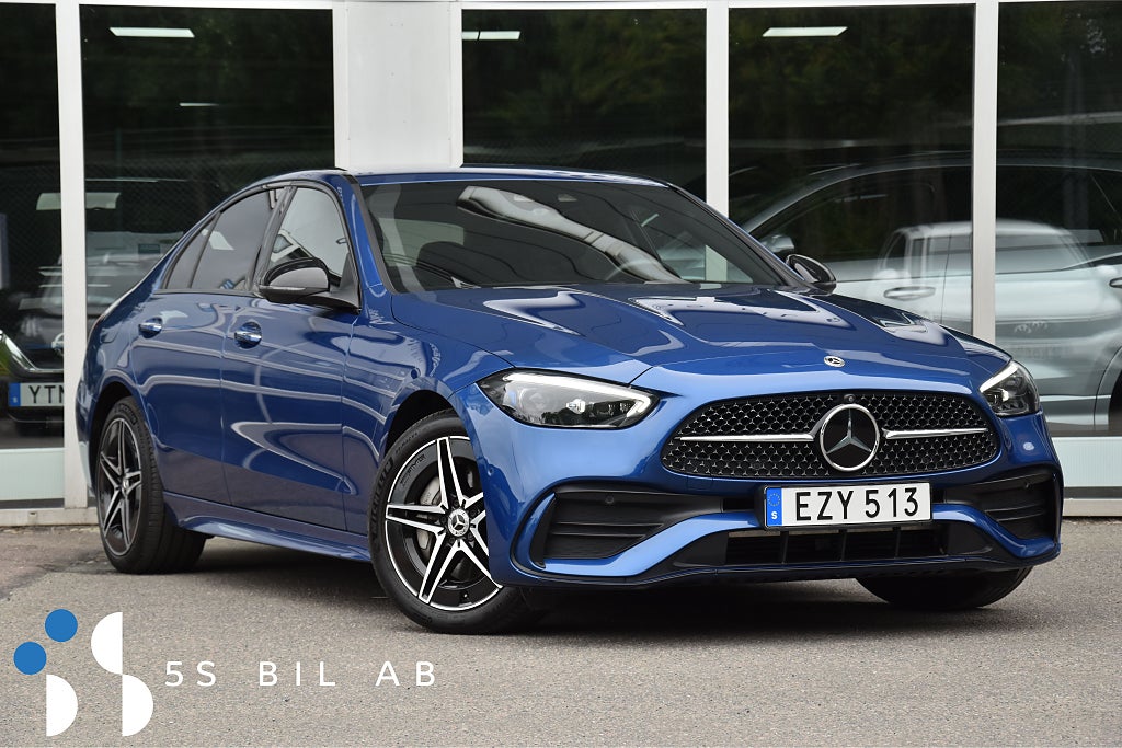 Mercedes-Benz C 300 d e 9G MOMS AMG NIGHT 360° DRAG ADAPTIV VÄRM 313