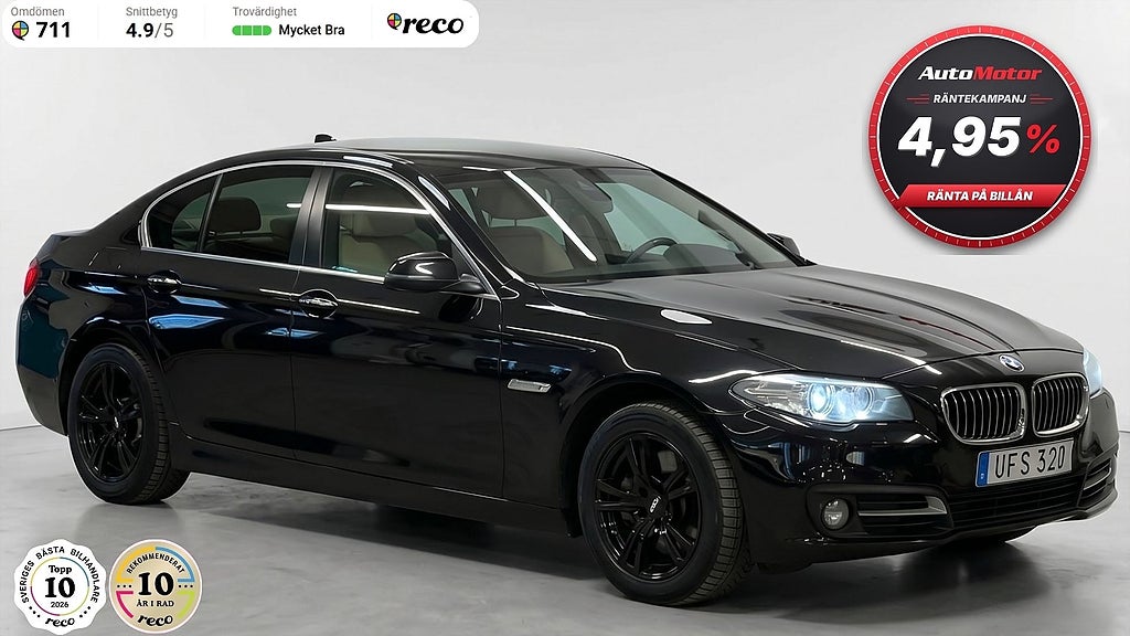 BMW 530d  xDrive Sedan 258hk Drag/HuD