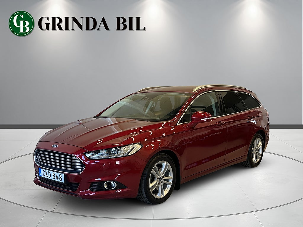 Ford Mondeo Kombi 2.0 TITANIUM 180HK DRAG KAMREM BYTT P-VÄRME EURO6