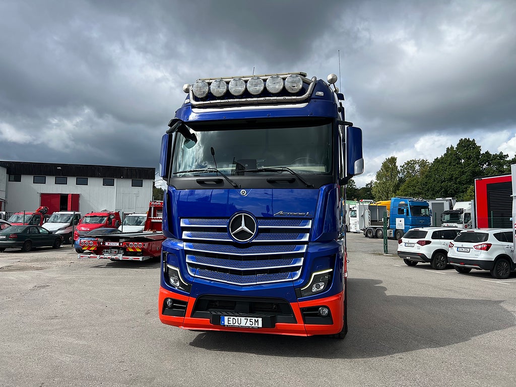 Mercedes-Benz Actros 3353 LS 6x4 Dragbil, Hydraulik, Euro 6