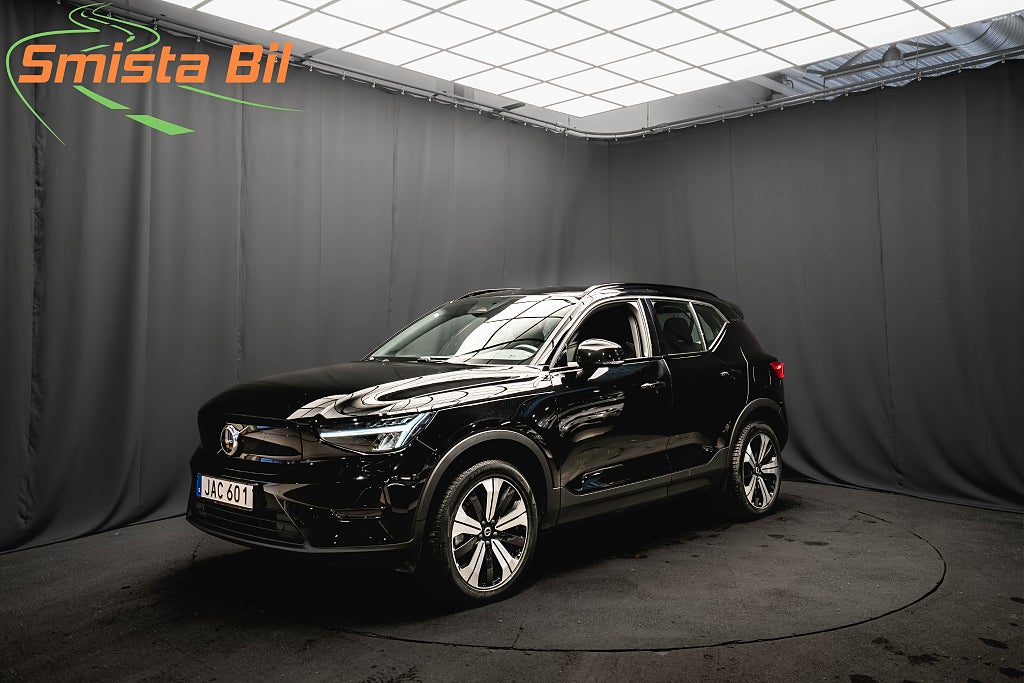 Volvo XC40 Recharge Twin motor DRAGKROK KAMERA BATTERITESTAD MOMS