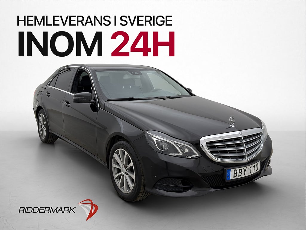 Mercedes-Benz E220 170hk Navi P-Sensorer Skinn Farthållare