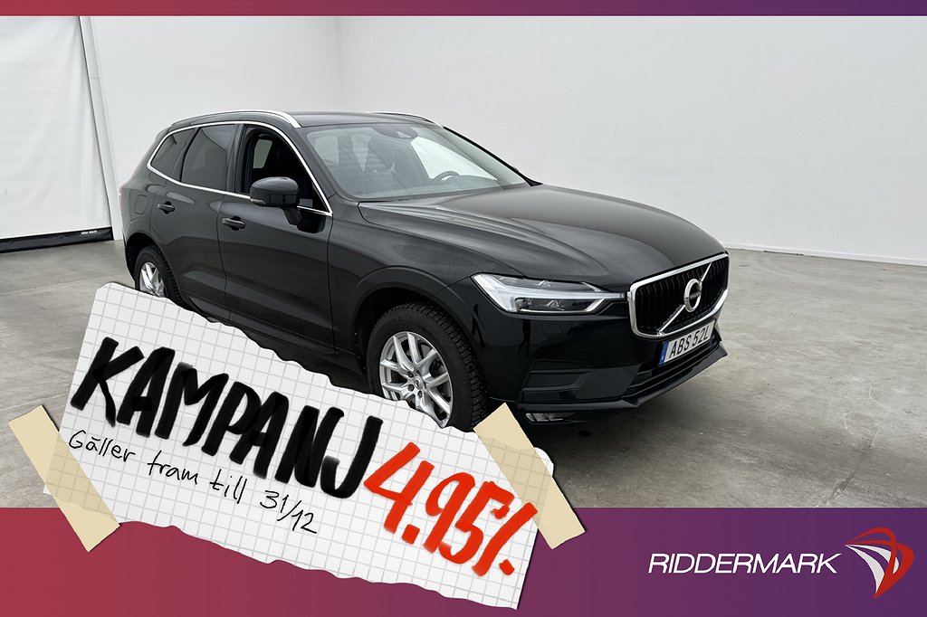 Volvo XC60 B4 AWD Momentum VOC D-Värm H/K Kamera 4,95% Ränta